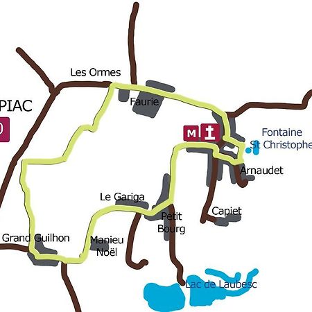 Domaine Capiet Bed & Breakfast Courpiac Exterior foto
